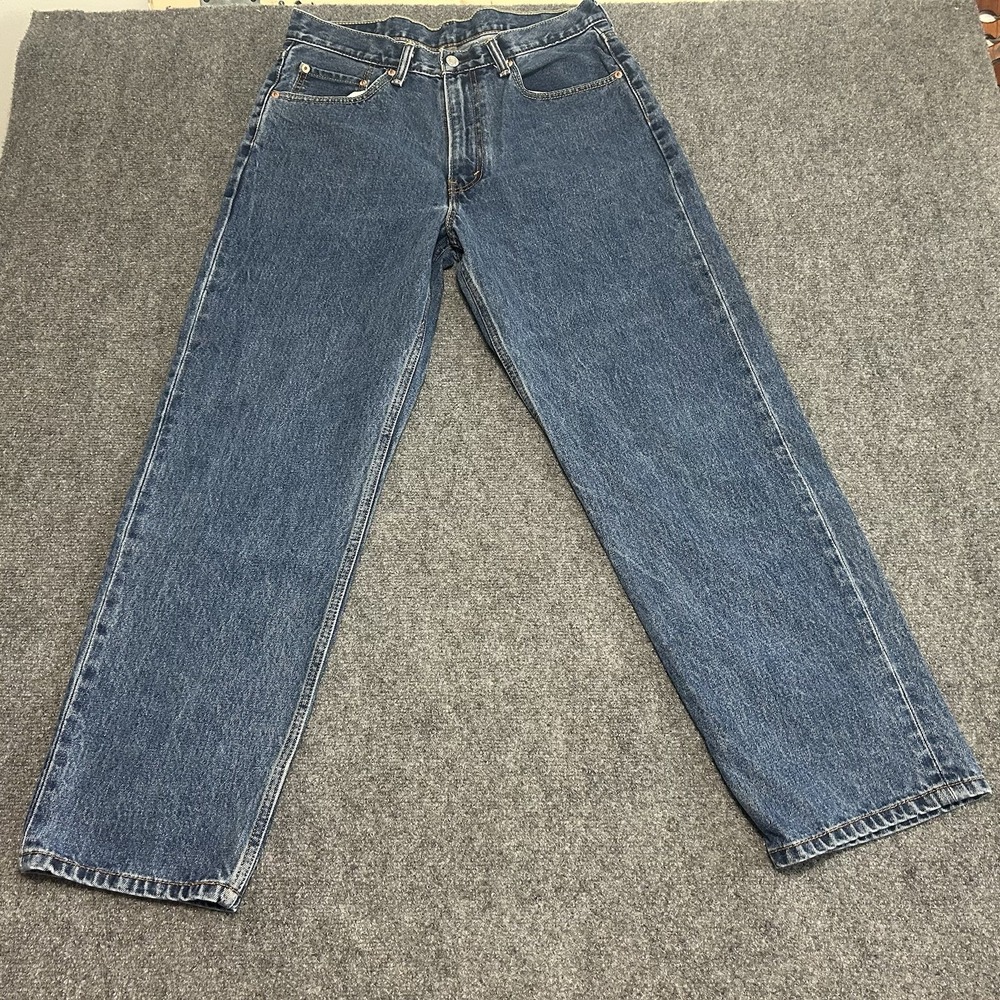 Levi's 550‎ Regular Straight Men's Blue Denim Jeans Size 34 X 30